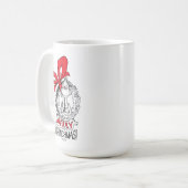 Merry Grinchmas Wreath The Grinch Koffiemok (Voorkant links)