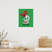 Merry Grinchmas Wreath The Grinch Poster (Keuken)