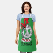 Merry Grinchmas Wreath The Grinch Schort (Gedragen)