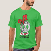 Merry Grinchmas Wreath The Grinch T-shirt (Voorkant)