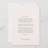 Merry Groovy Wavy Red Typography Christmas Feestdagenkaart (Achterkant)