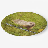 Merry Groundhog Day borden Papieren Bordje (Gekanteld)