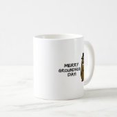 Merry Groundhog Day Koffiemok (Voorkant rechts)
