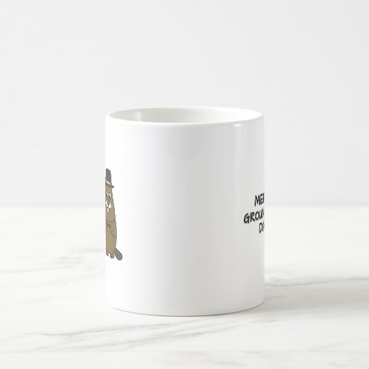 Merry Groundhog Day Koffiemok (Center)