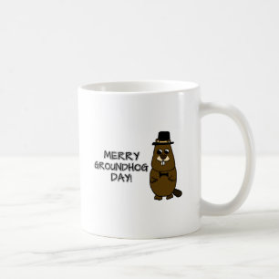 Merry Groundhog Day Koffiemok