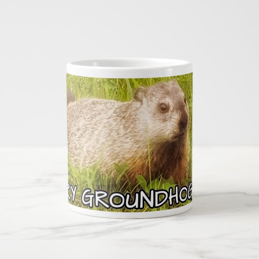 Merry Groundhog Day mok (Voorkant)