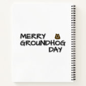 Merry Groundhog Day Notitieboek (Achterkant)
