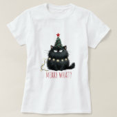 Merry Grumpy Cat Christmas Shirt (Design voorkant)