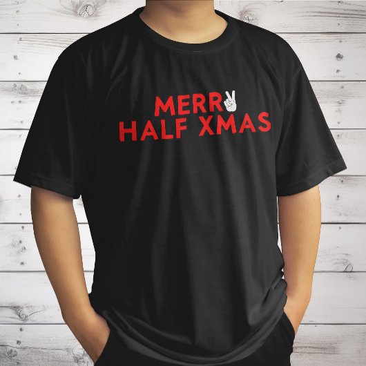 Merry Half Xmas - Grappige kerst in juli vakantie T-shirt