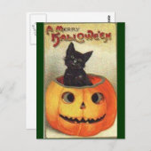 Merry halloween briefkaart (Voorkant / Achterkant)