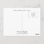 Merry Halloween Jack o' Lantern Briefkaart (Achterkant)