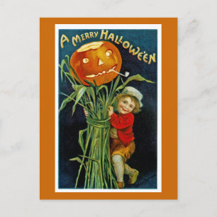 Merry Halloween Jack o' Lantern Briefkaart
