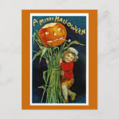 Merry Halloween Jack o' Lantern Briefkaart (Voorkant)