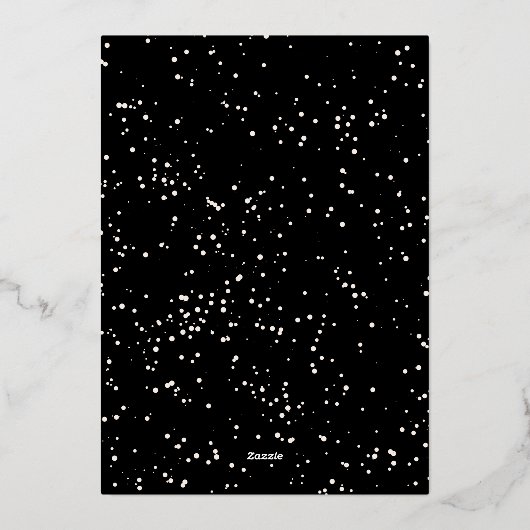 Merry Hand drawn Christmas 2 Photo Folie Feestdagenkaart (Achterkant)