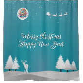 Merry Happy Douchegordijn (Voorkant)