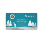 Merry Happy Etiket (Voorkant)