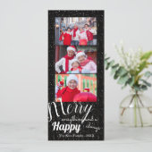 Merry Happy - Fotokaart Kaart (Staand voorkant)