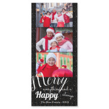 Merry Happy - Magnetische Foto