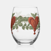 Merry Heart Drinkware Set Stemless Glass Wijnglas Zonder Voet (Rechts)