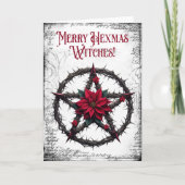 Merry Hexmas Witches Christmas Kaart (Voorkant)