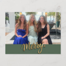 Merry Holiday Briefkaart