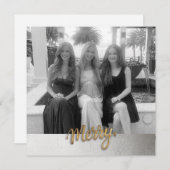 Merry Holiday Briefkaart (Voorkant / Achterkant)