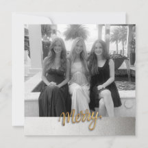 Merry Holiday Briefkaart