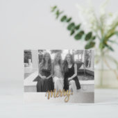 Merry Holiday Briefkaart (Staand voorkant)