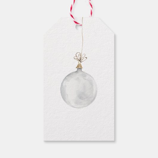 Merry Holiday Foto Cadeaulabel (Achterkant)