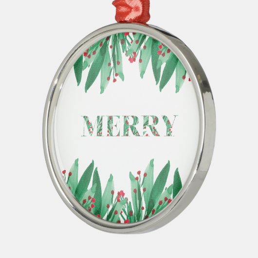 MERRY Holiday Ornament (Links)