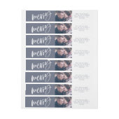 Merry Holiday Wrap Envelope Labels (Vel)