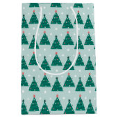 Merry Holly Days Christmas Tree  Medium Cadeauzakje (Voorkant)