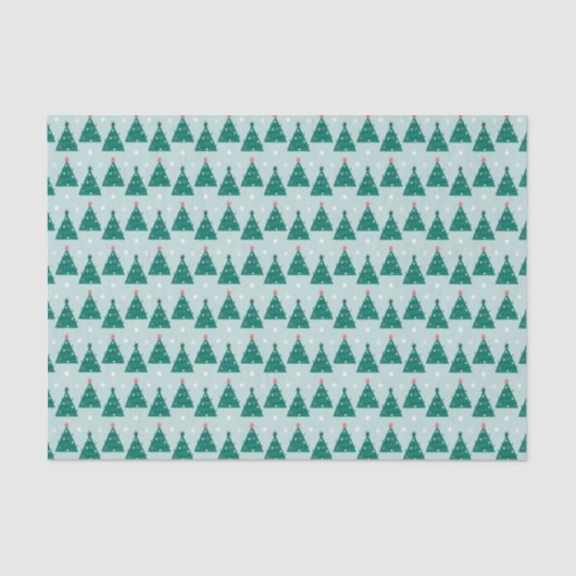 Merry Holly Days Christmas Tree Tissue Paper Tissuepapier (Voorkant)