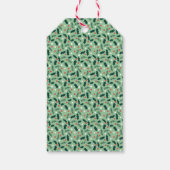 Merry Holly Days (Green) Cadeaulabel (Achterkant)