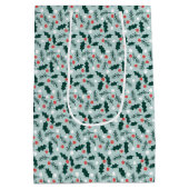 Merry Holly Days Medium Cadeauzakje (Achterkant)