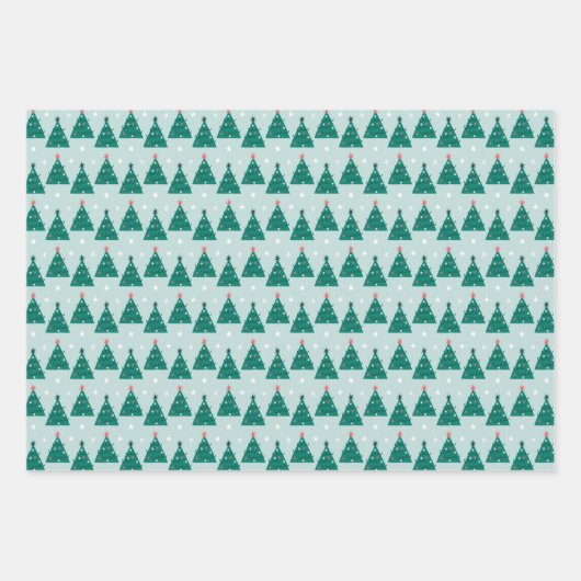 Merry Holly Days Mix Wrapping Paper Sheets (Voorkant 3)