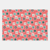 Merry Holly Days Mix Wrapping Paper Sheets (Voorkant)