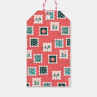Merry Holly Days Postzegels Cadeaulabel