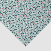 Merry Holly Days Tissue Paper Tissuepapier (Detail)