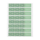 Merry Holly Days Wrap Returnadreslabel (Groen) (Vel)