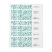 Merry Holly-kerstcadeaulabel (Vel)