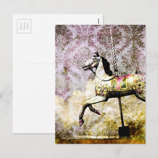 Merry Horse Briefkaart (Voorkant / Achterkant)