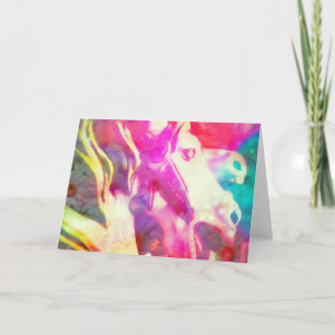 Merry Horse Digital Art Kaart