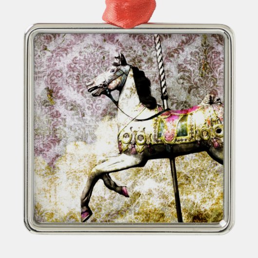 Merry Horse Metalen Ornament (Voorkant)