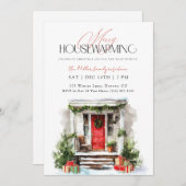 Merry Housewarming Christmas Housewarming Kaart (Voorkant / Achterkant)