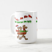 Merry Hump Day Camel Christmas HO HO HO Koffiemok (Voorkant links)