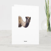 Merry Hump Day Kerstmis Kamel HO HO HO Feestdagen Kaart (Achterkant)