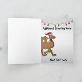 Merry Hump Day Kerstmis Kamel HO HO HO Feestdagen Kaart (Binnen)