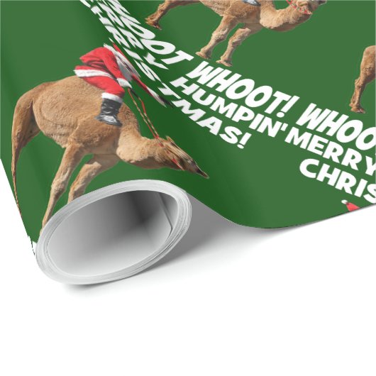 Merry Humpin Chrismtas Hump Day Camel Cadeaupapier (Rol Hoek)