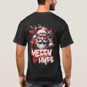 Merry & Hype Christmas Graffiti Streetwear T-shirt (Achterkant)